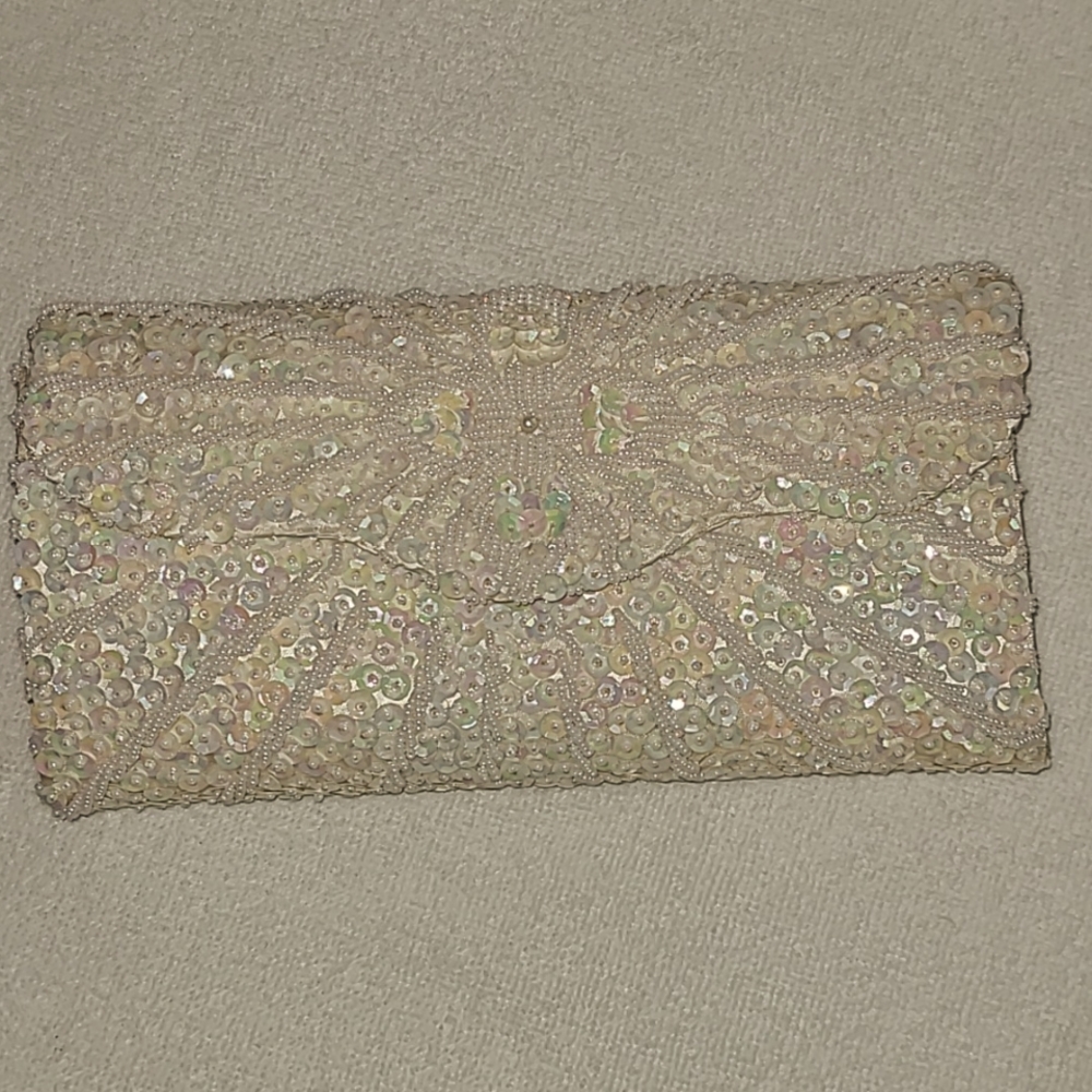 Beaded Clutch Handbag